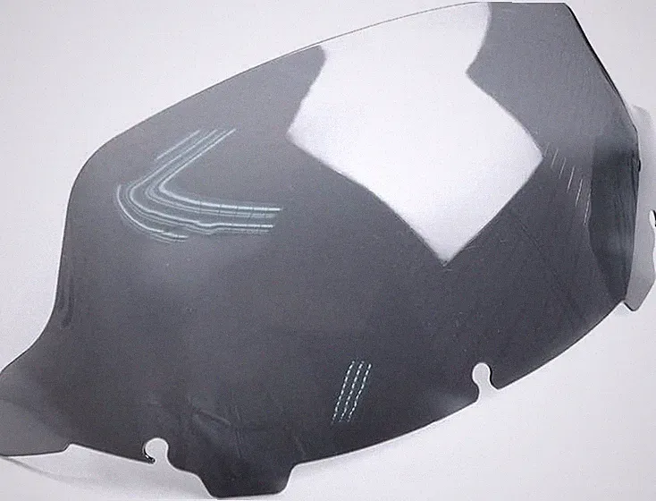 10.5" Windshield Light Smoke for Touring Bikes 2014-2021
